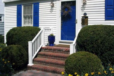 Front Entry Handrails, Barnard Woodworks LLC, Quality Carpentry & Contracting Services