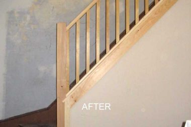 Removable Handrail System, Barnard Woodworks LLC, Quality Carpentry & Contracting Services